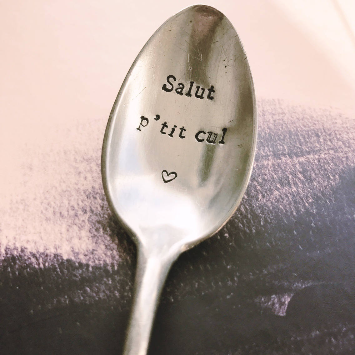 Petite fourchette gravée Toi - Mameez