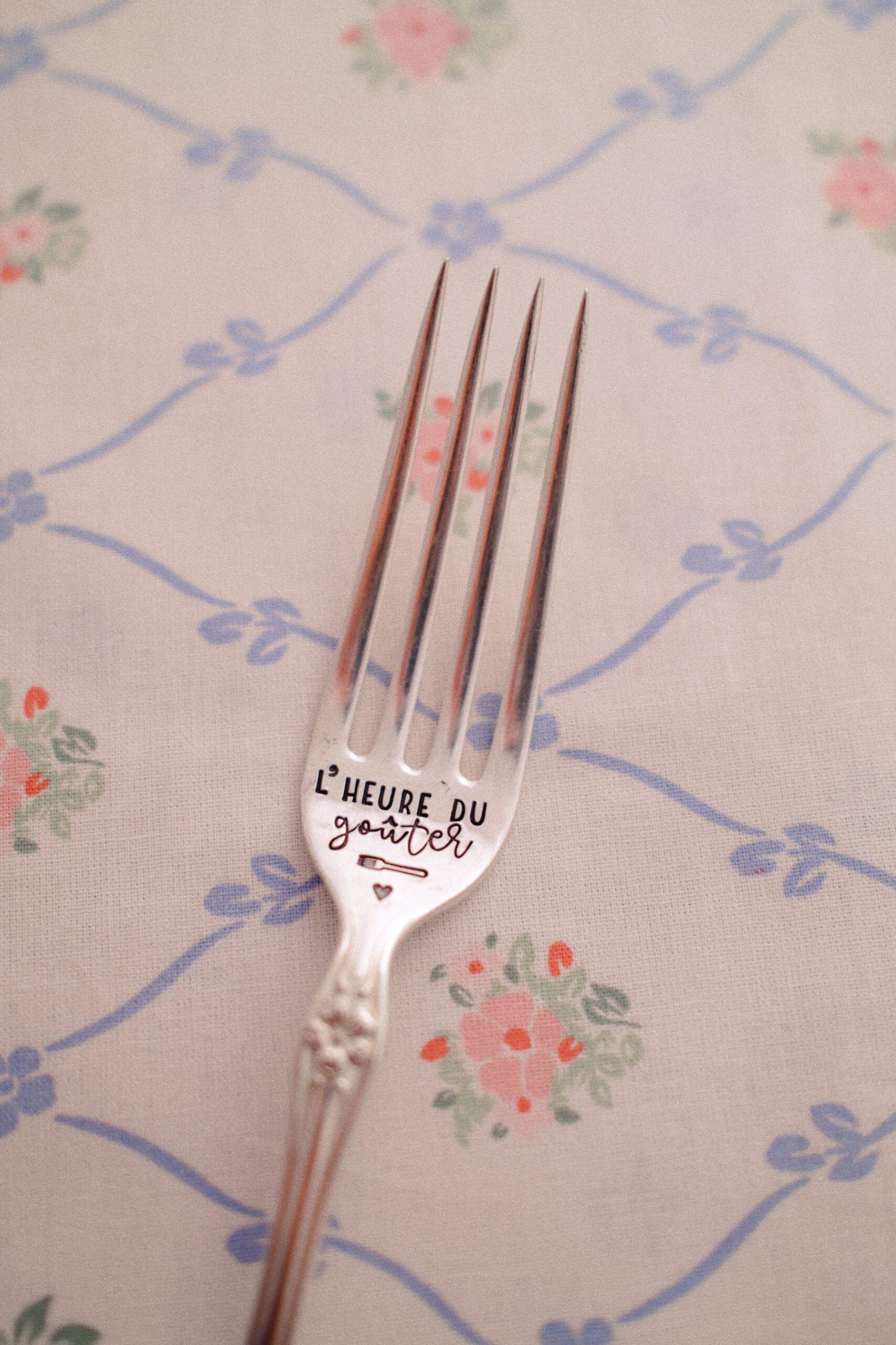 CHOOSE - fourchette de table "l'heure du goûter"