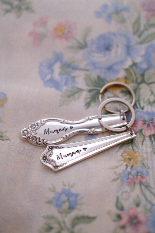 Choose - Porte clé récupération manche de cuillère maman