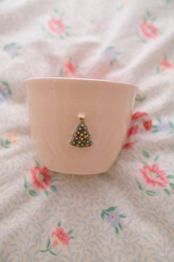 Tasse de Noël en faïence