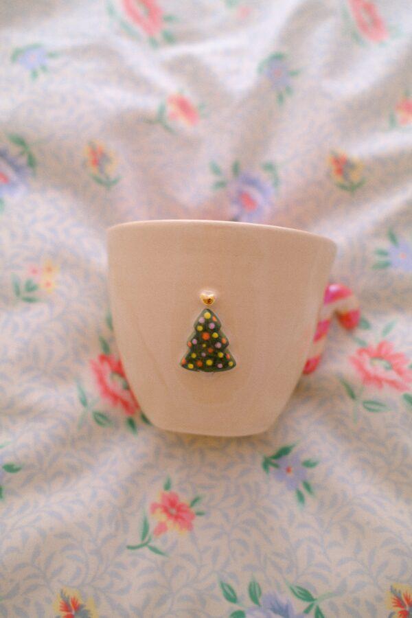 Tasse de Noël en faïence