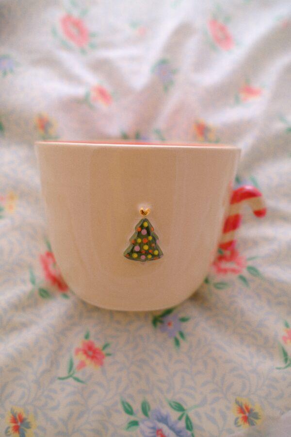 Tasse de Noël en faïence