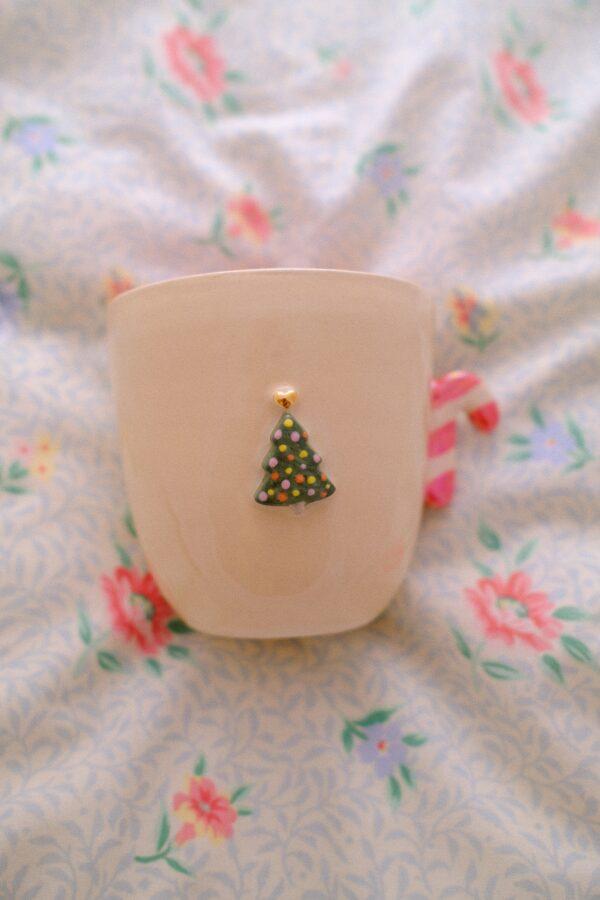 Tasse de Noël en faïence